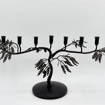 Metal Tree Menorah