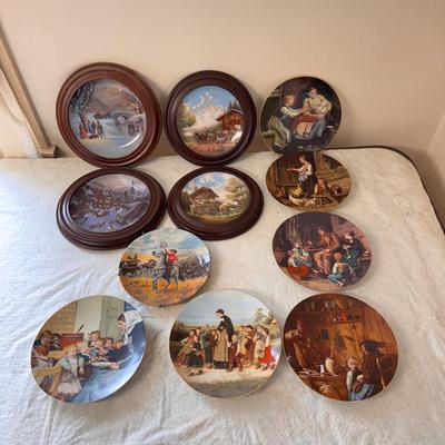 (11) Neuchatel And Weidon Collectible Plates Feat - Lloyd Garrison 