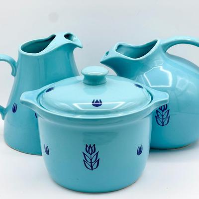 (3) Cronin Style Pottery Pieces