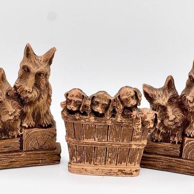 (3) Syroco Style Doggie Decor