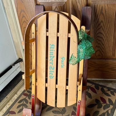 Rustic Wooden Sled