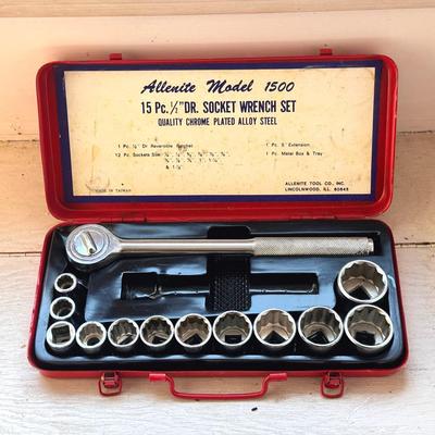 Allenite Model 1500 - 15 Piece Socket Wrench Set