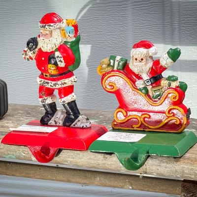 Cast Iron Santa Bottle Openers