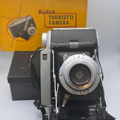 Kodak Tourist II Camera With Original Box