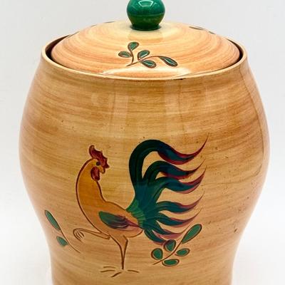 Pennsbury Pottery Rooster Cookie Jar – Hand-Painted