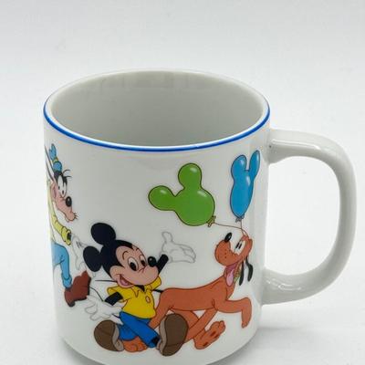 Vintage -Disneyland & Walt Disney World Mickey & Friends Coffee Mug/Disney-Japan
