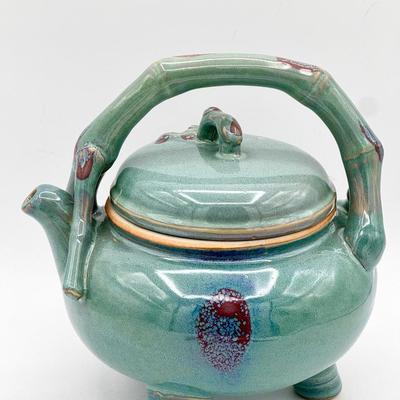 Vintage Footed Teapot Signed “A”