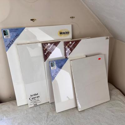 (7) Various Sized Canvas 