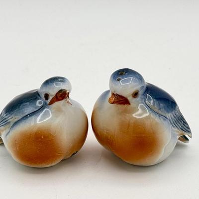 Ceramic Bluebird Salt and Pepper Shakers