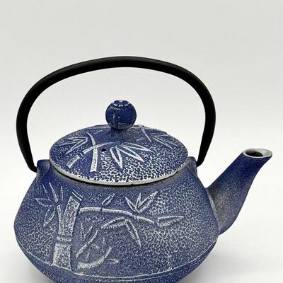 Painted Cast Iron Teapot