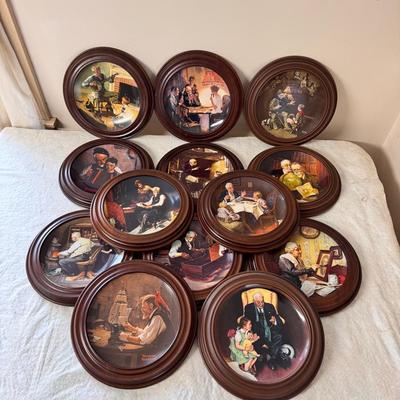 (15) Norman Rockwell Collection Plates 