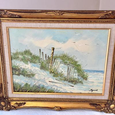 “Raymond” Signed Beach Painting