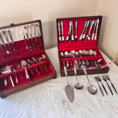 (2) Sets Of Stainless Steel Cutlery (Incomplete Sets)