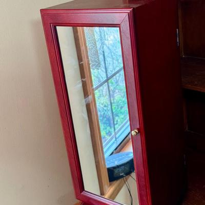 Mirrored Double Sided Jewelry Box