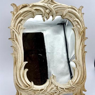 Syroco Wooden Mirror With Sticker 