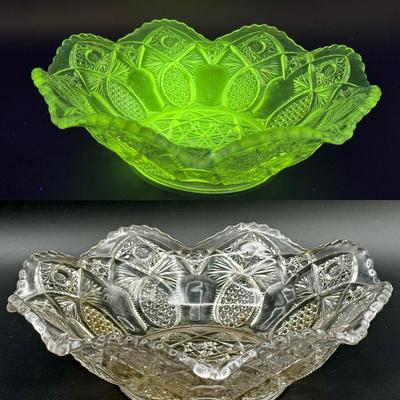 Vintage Pressed Glass Dish