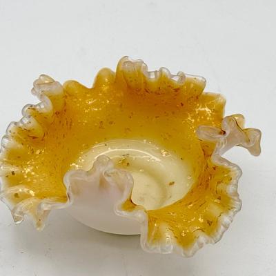 Ruffled Art Glass