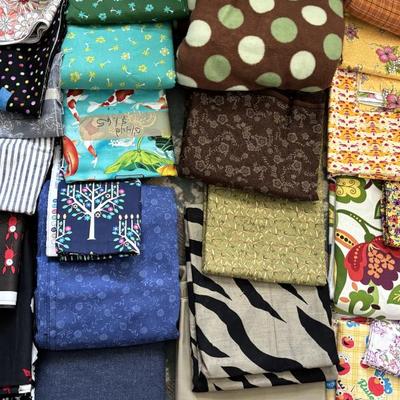 Quilting fabric pieces of all sizes