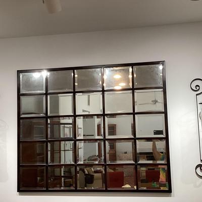 Large Mirror With Candle Scones