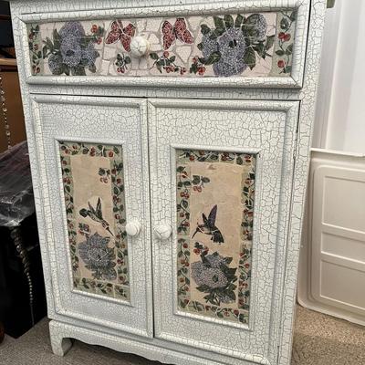 Unique Floral Cabinet
