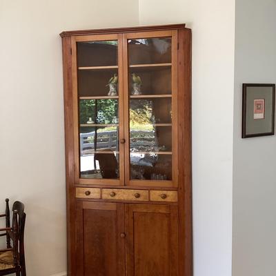 Antique Corner Cabinet