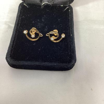 14k Gold Clip Earrings
