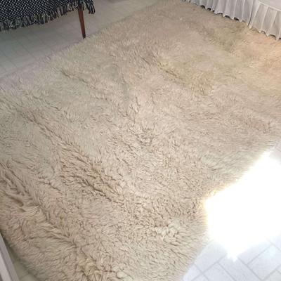 Faux Fur White Rug