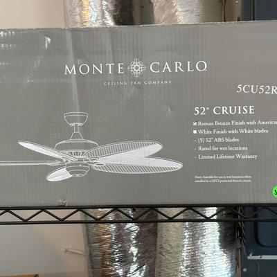 New In Box Monte Carlo 52" Cruise Ceiling Fan