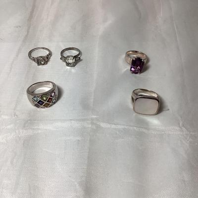 5 Sterling Silver Rings