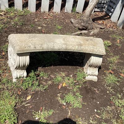 Outdoor Concrete Bench