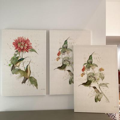 Trio Of Large Wall Art