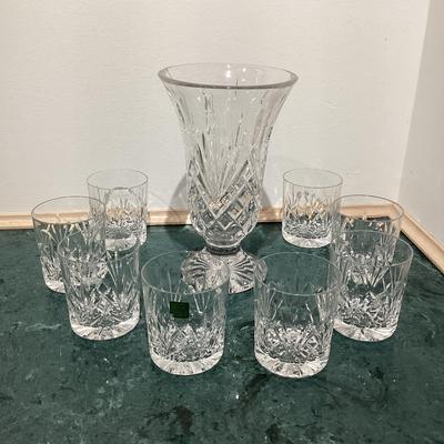 Waterford Rock Glasses & Vase