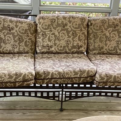 Meadowcraft Metal Patio Glider/sofa