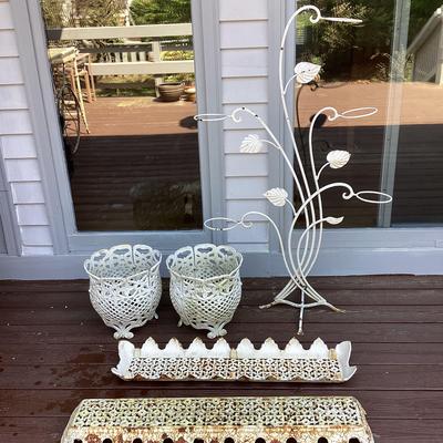 Metal/cast-iron Plant Holders
