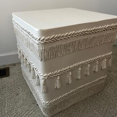 Ballard Design Unique Solid End Table 