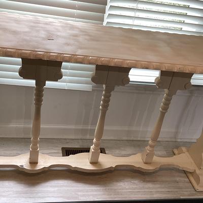 Large Narrow Trestle Table