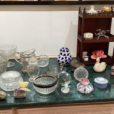 Candy Dishes, Swarovski, Lennox, Waterford, Wedgewood, And More