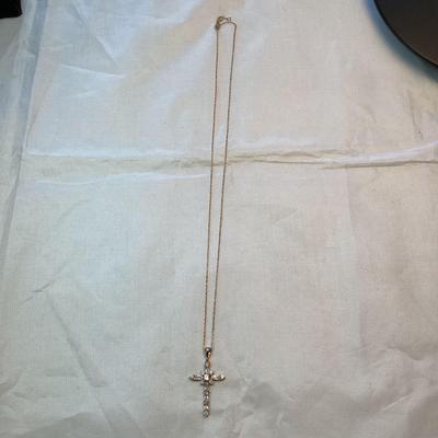 10k Cross Necklace
