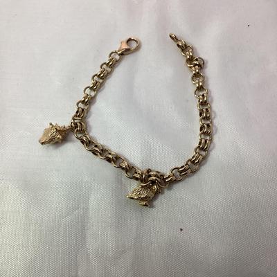 Charm Bracelet Stamped 585