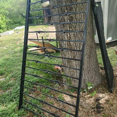 Wrought iron fence part 