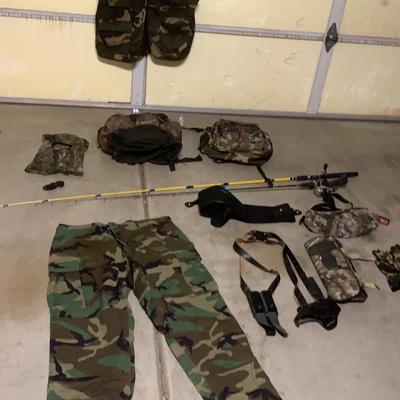 Fishing Poles, Cammo Gear, Holster
