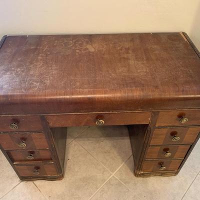 Vintage Waterfall Desk