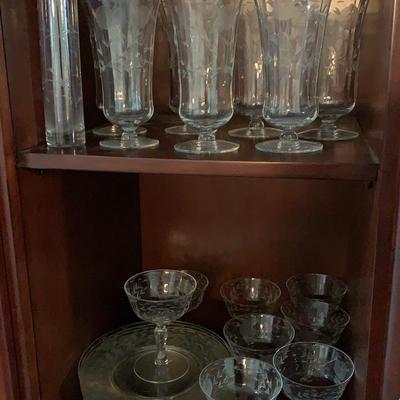 Etched Dish Set