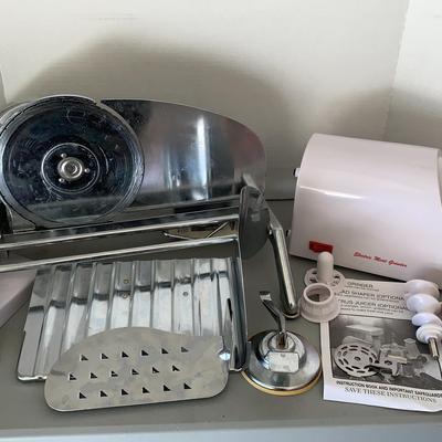 Meat Slicer And Meat Grinder