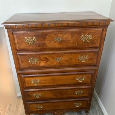 47.5in Tall 5 Drawer Dresser