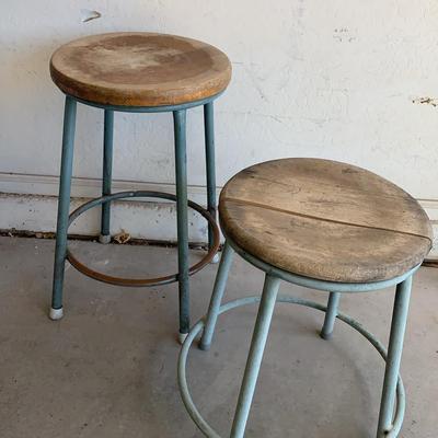 Two Vintage Stools