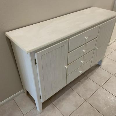 White Hallway Cabinet 
