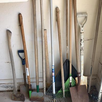 Rakes, Shovels And Pick Axe