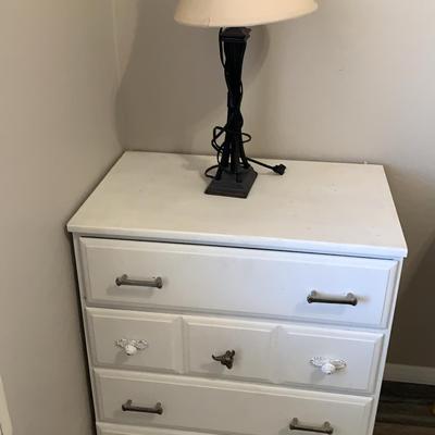 Small Dresser And Lamp