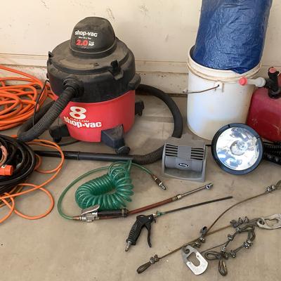 Shop Vac, Ext Cords And More